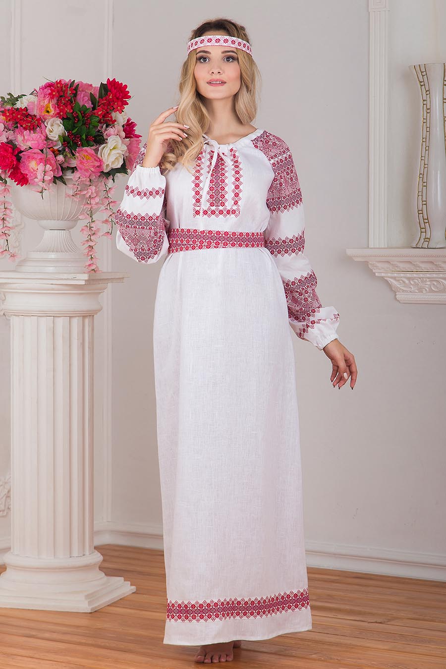 Women in Slavic costumes in Thimphu