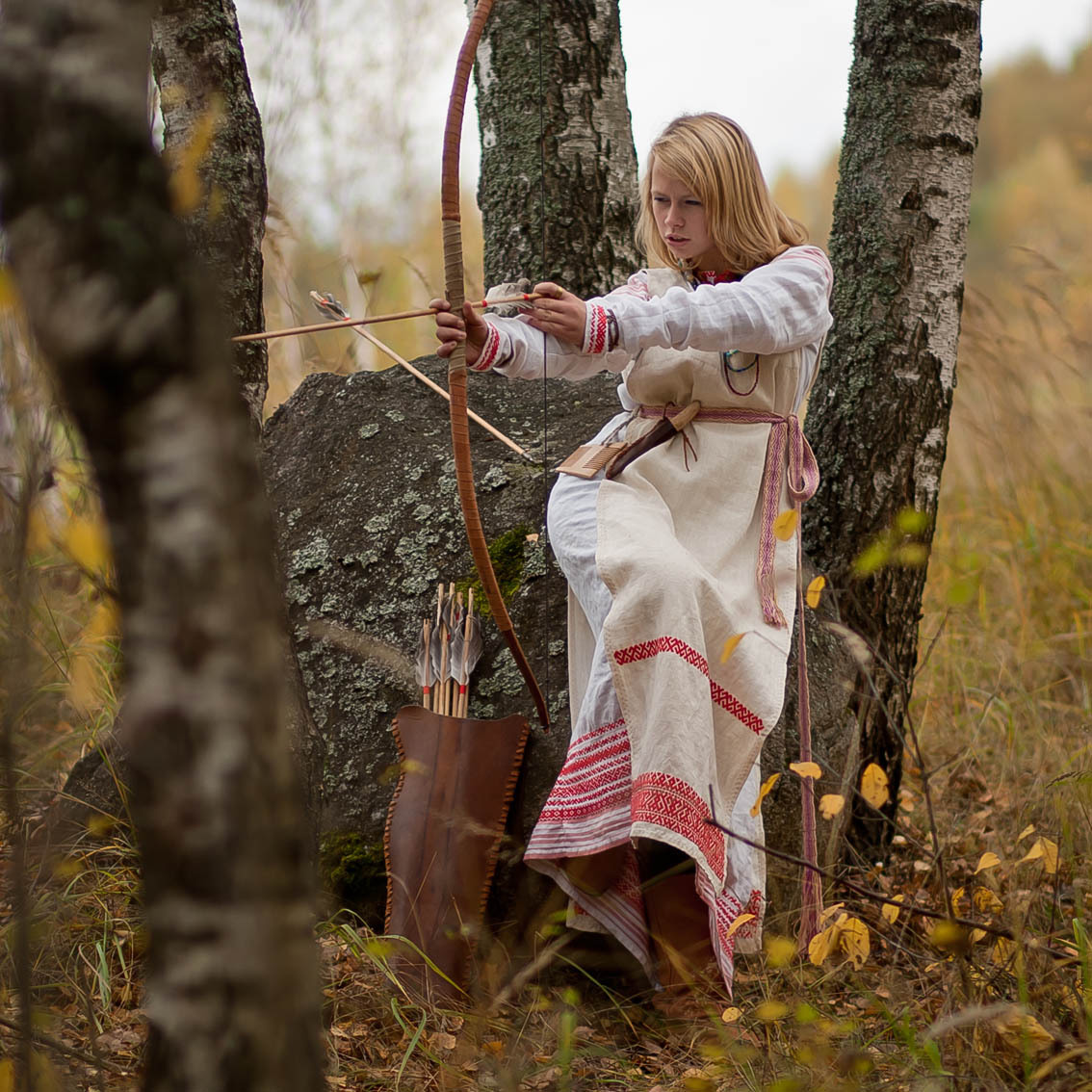 Sexy photo Girls in Slavic costumes in Thimphu